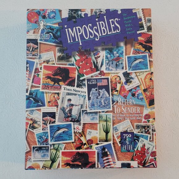 Bepuzzled Impossibles Borderless Puzzle Return to Sender 750 Pieces Plus 5 Piece - Picture 1 of 11